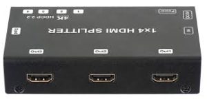 מפצל HDMI 2.0 מוגבר תומך 4Kx2K@60Hz + 3D + HDCP2.2