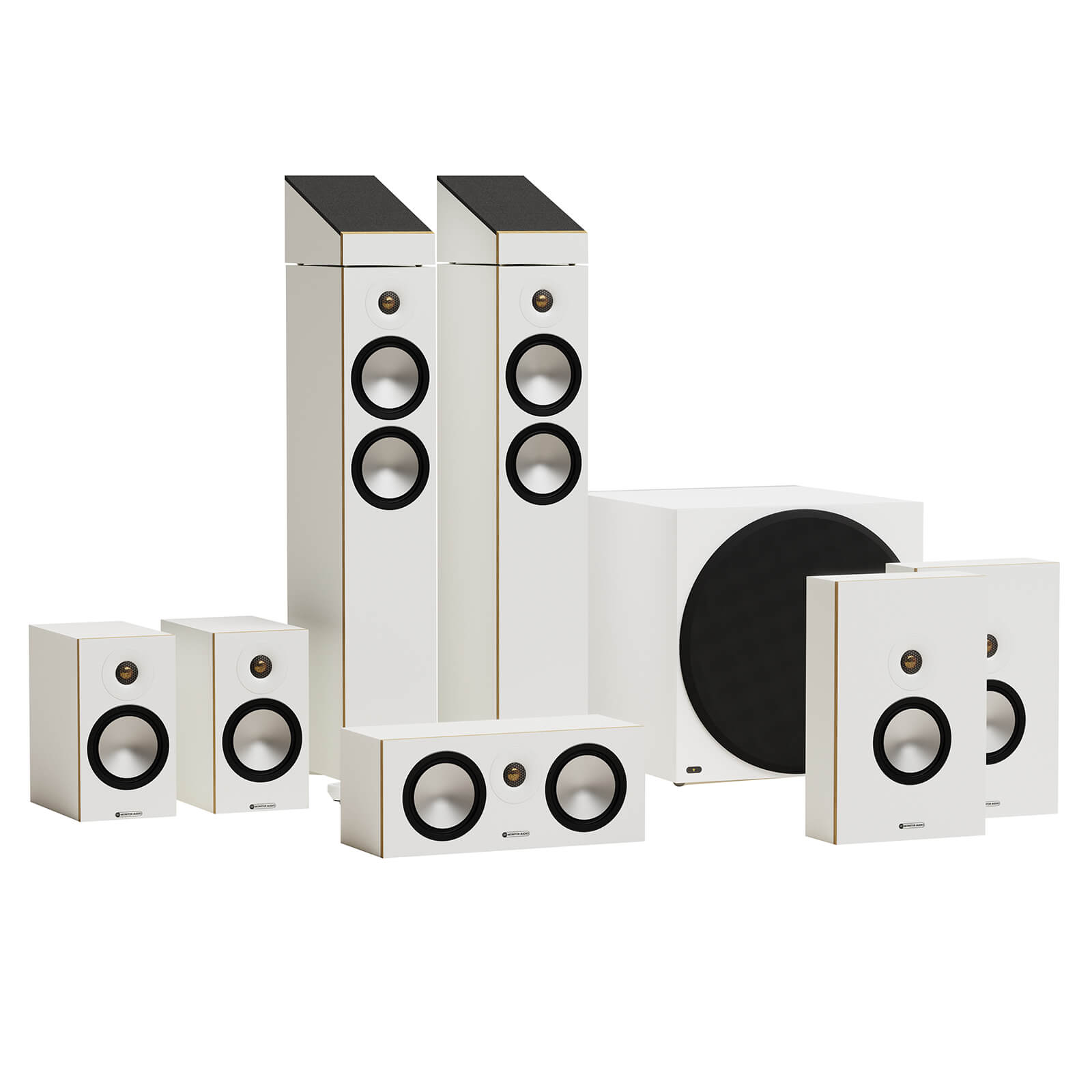 סט קולנוע ביתי אטמוס Monitor Audio Bronze 300 7.1.2 Dolby Atmos – תמונה 2