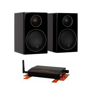 זוג רמקולים Radius 90 עם מגבר בלוטות' MONITOR AUDIO