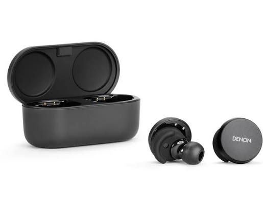 denon pro perl earbuds (black)