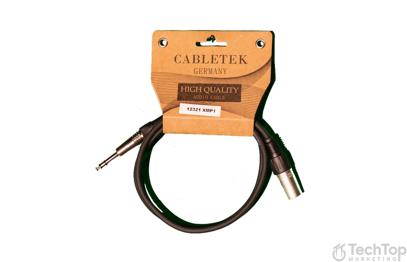 כבל XLR ל PL באורך 1 מטר דגםXMP1
