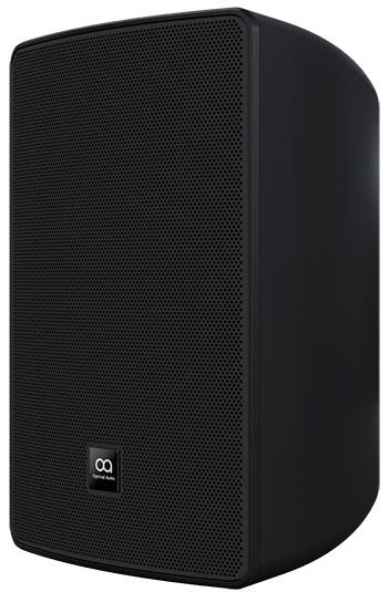 רמקול פאסיבי "6.5 להתקנות קבועות בהספק 60W כולל שנאי קו וזרוע תלייה, בצבע שחור