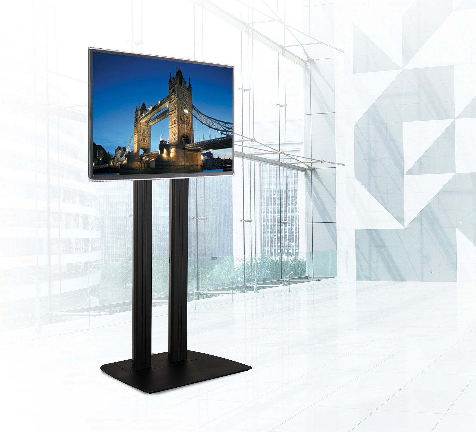 מעמד טלוויזיה מעוצב למסכים עד 85" B-Tech BT8583